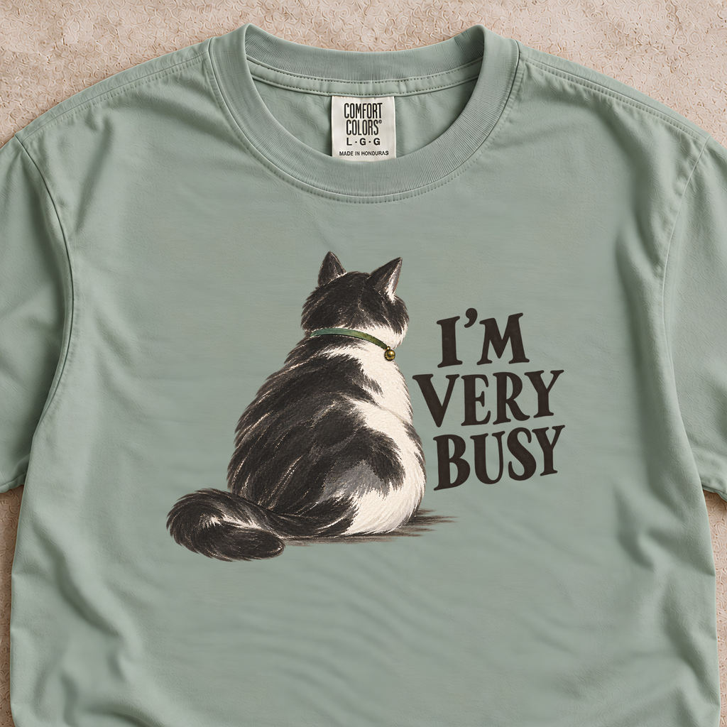 I’m Very Busy Cat Shirt