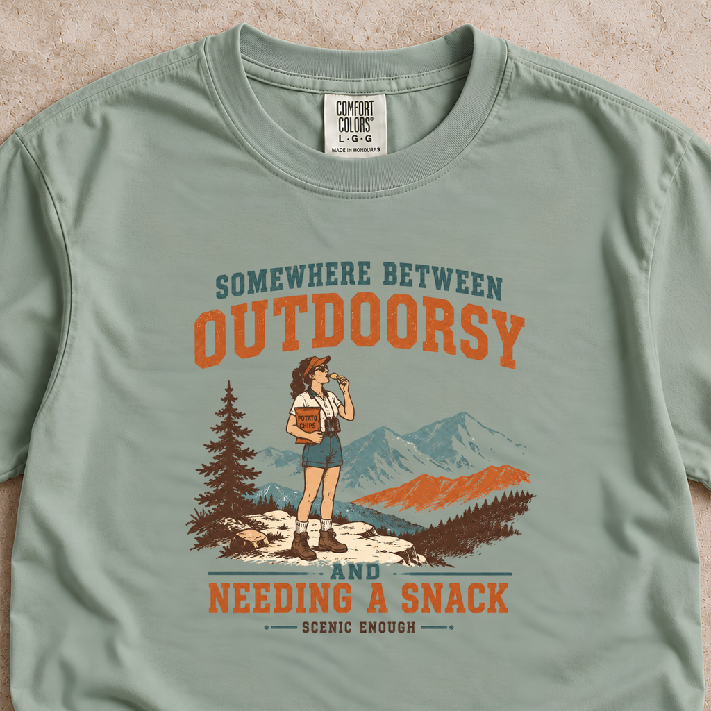 Outdoorsy and Needing a Snack Shirt