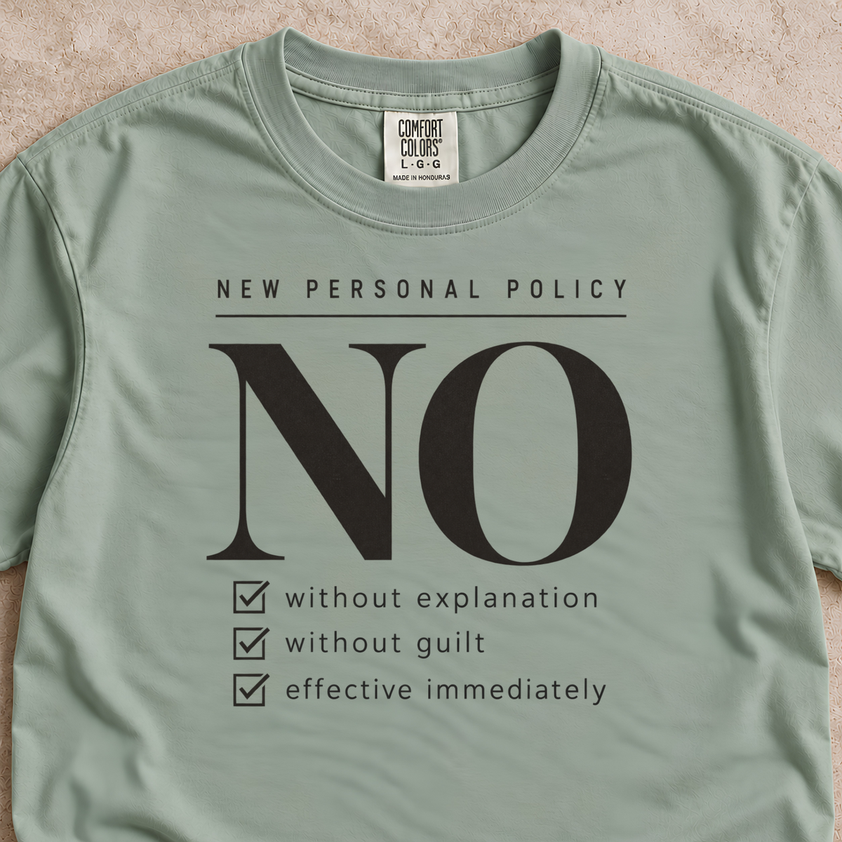 New Personal Policy: No Shirt