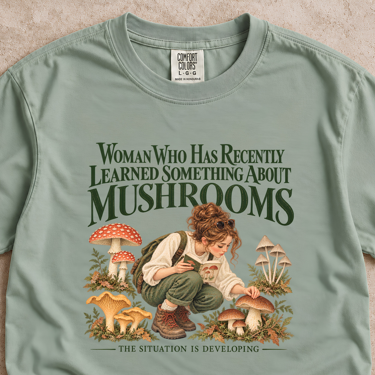 Woman Who Learned About Mushrooms Shirt
