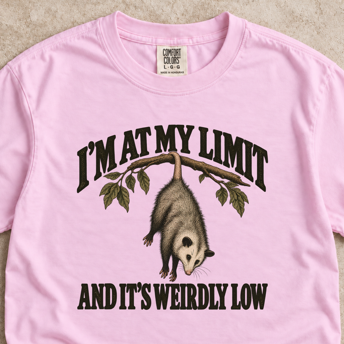 I'm at My Limit and It's Weirdly Low Shirt