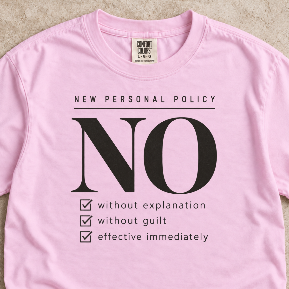 New Personal Policy: No Shirt