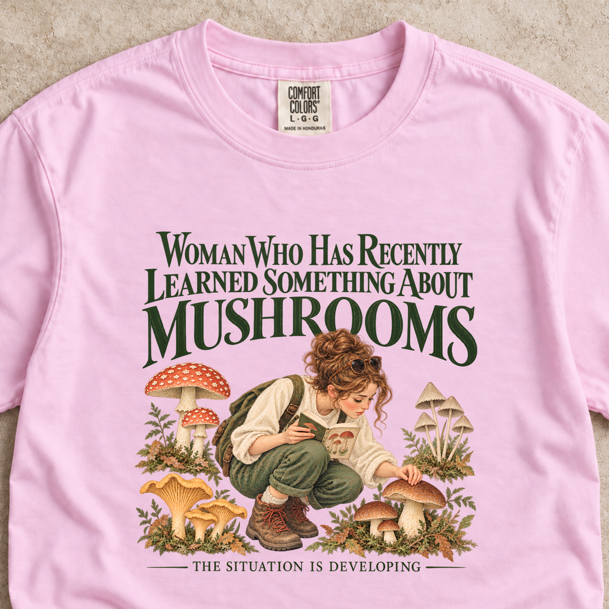 Woman Who Learned About Mushrooms Shirt