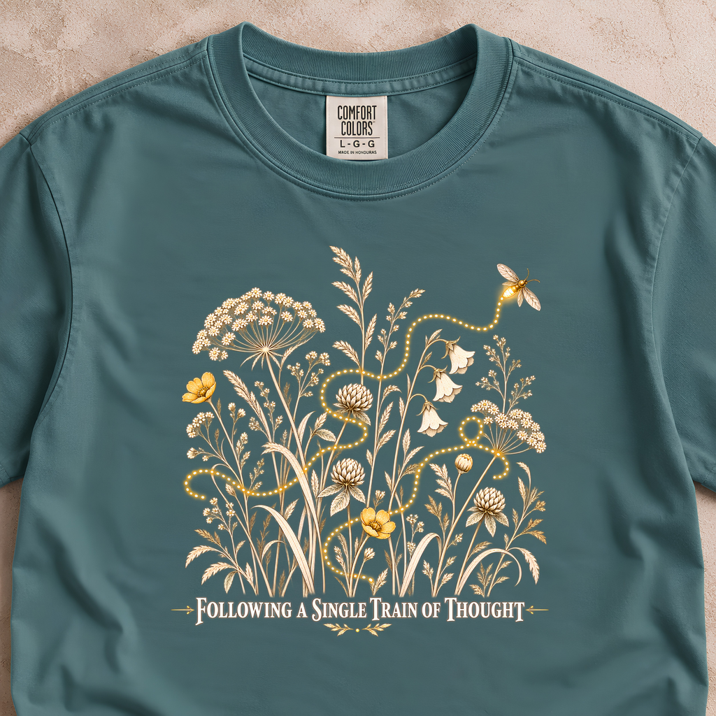 Following a Single Train of Thought Shirt