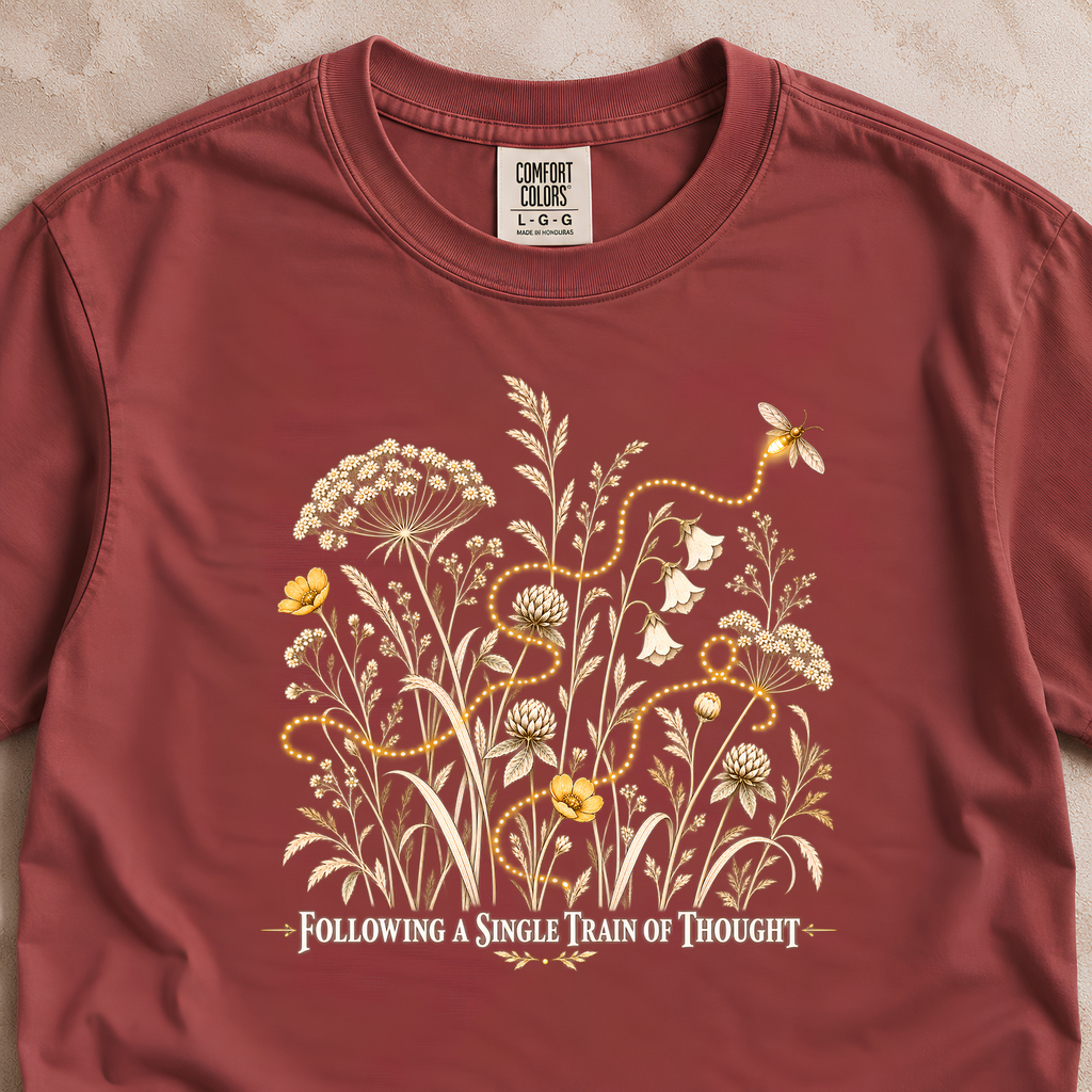Following a Single Train of Thought Shirt
