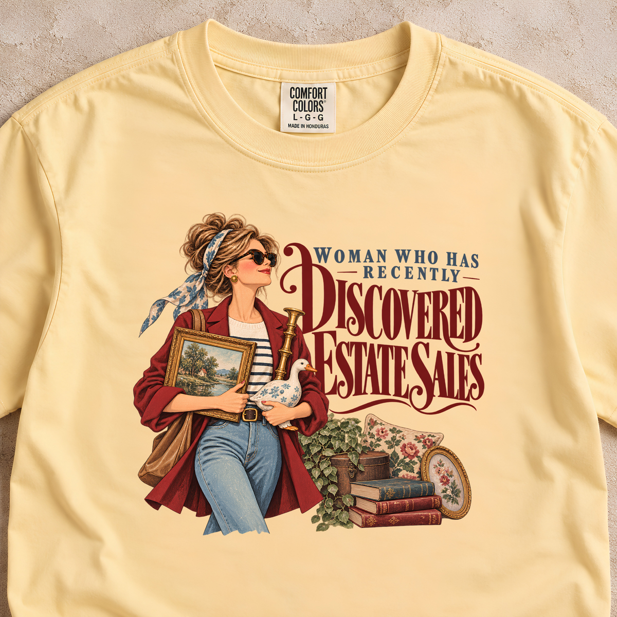 Woman Who Discovered Estate Sales Shirt