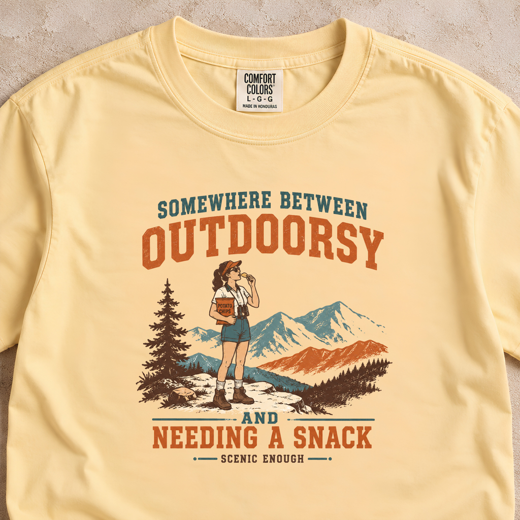 Outdoorsy and Needing a Snack Shirt