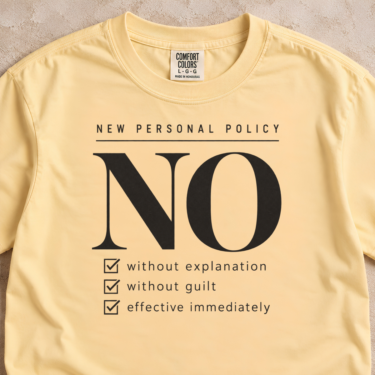 New Personal Policy: No Shirt