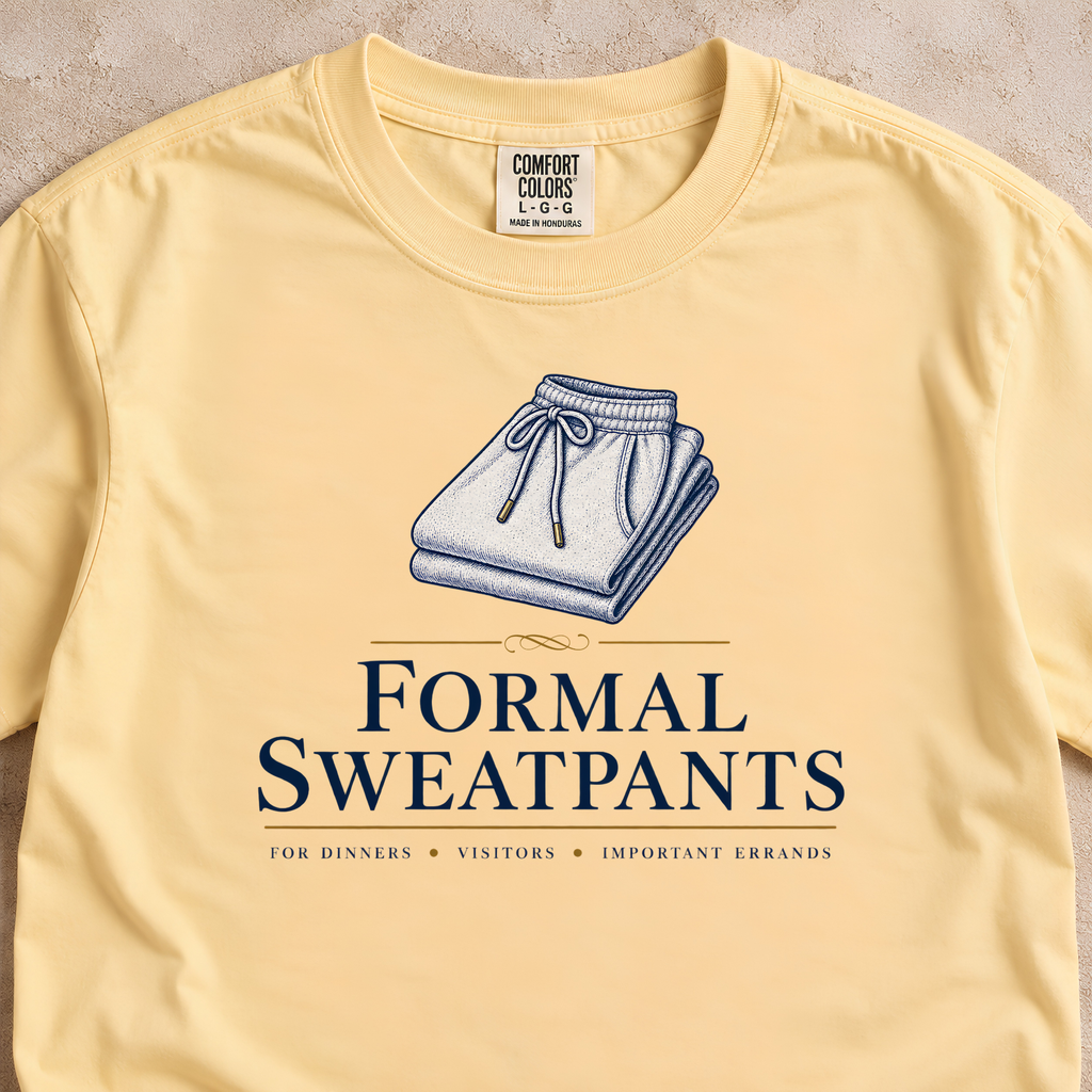Formal Sweatpants Shirt