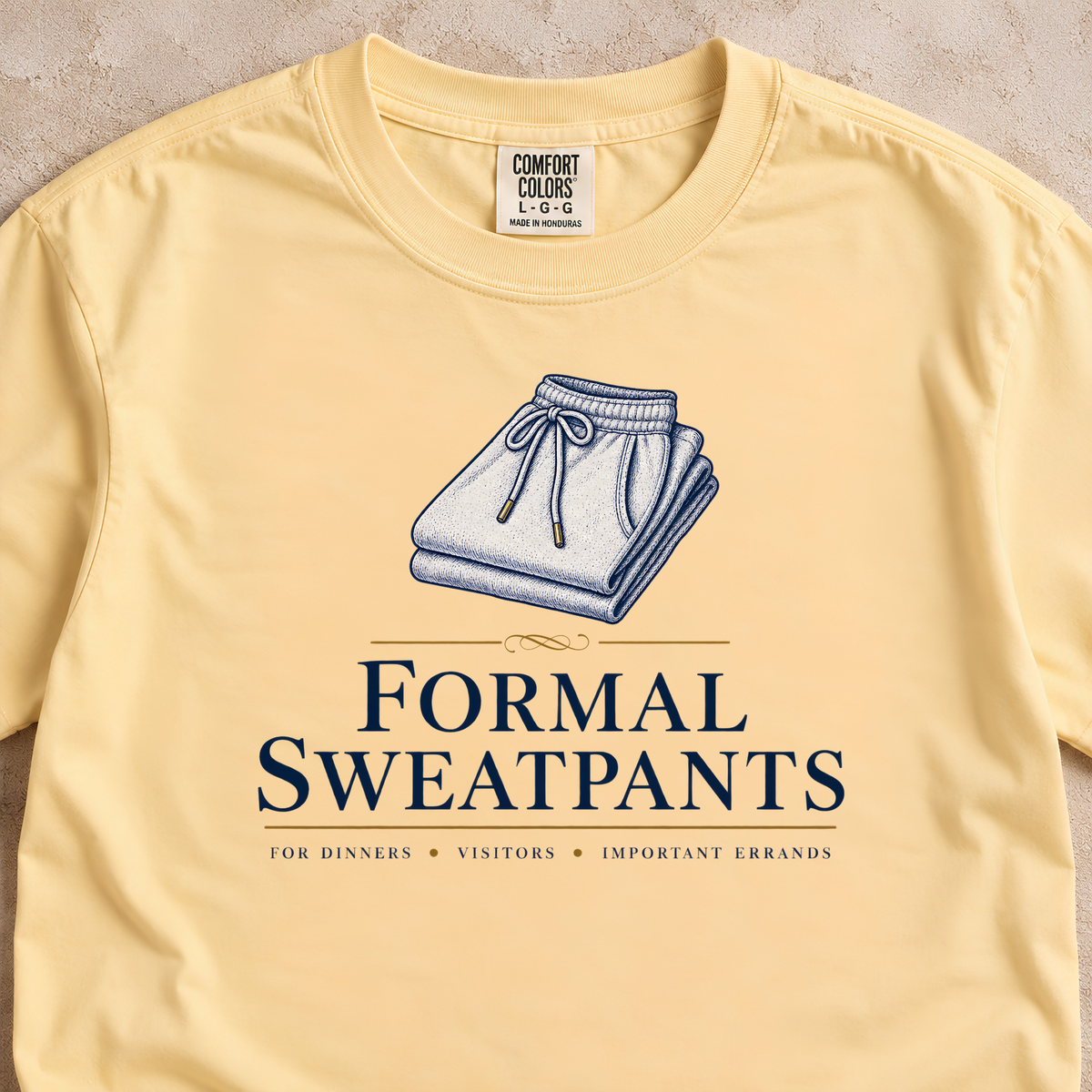 Formal Sweatpants Shirt