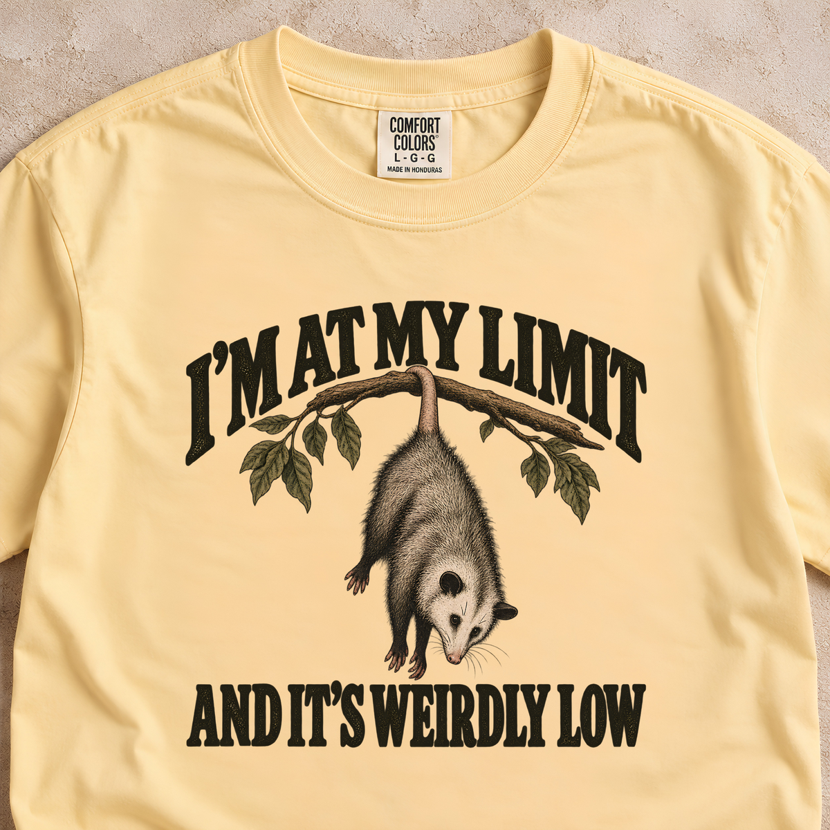 I'm at My Limit and It's Weirdly Low Shirt