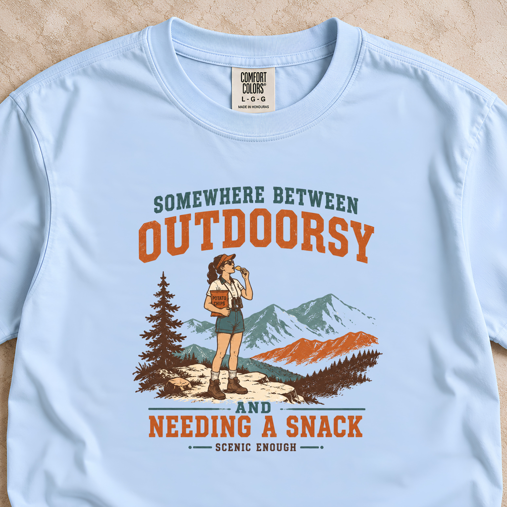 Outdoorsy and Needing a Snack Shirt