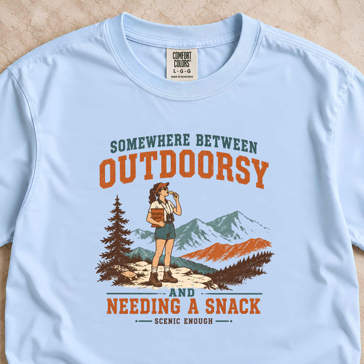 Outdoorsy and Needing a Snack Shirt