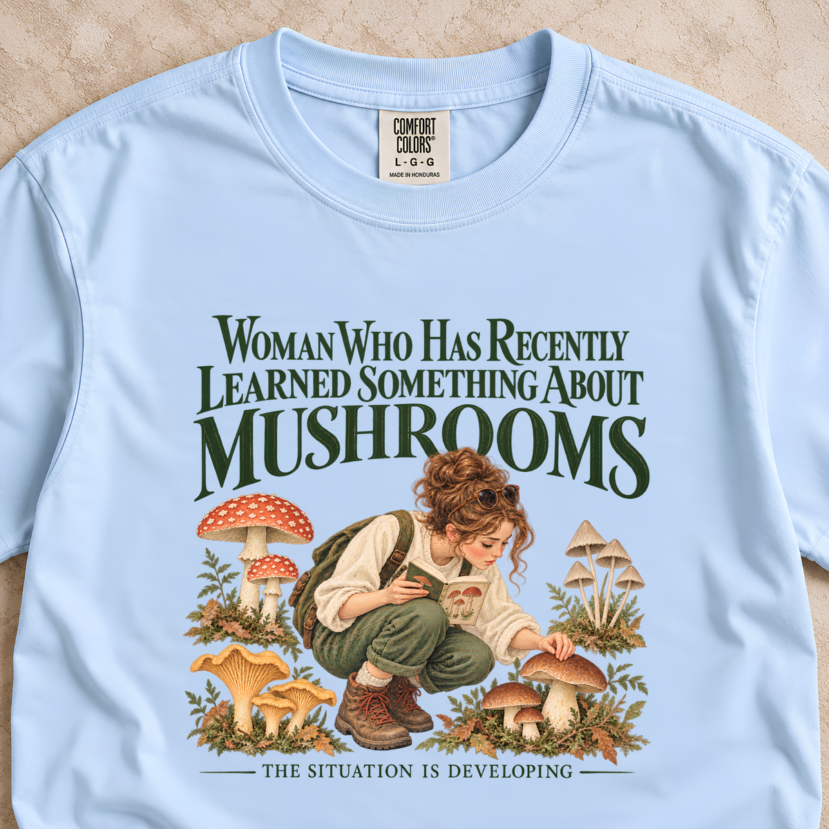Woman Who Learned About Mushrooms Shirt