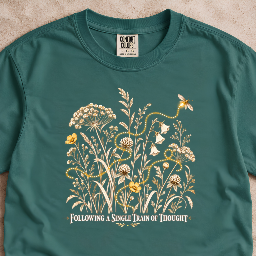 Following a Single Train of Thought Shirt