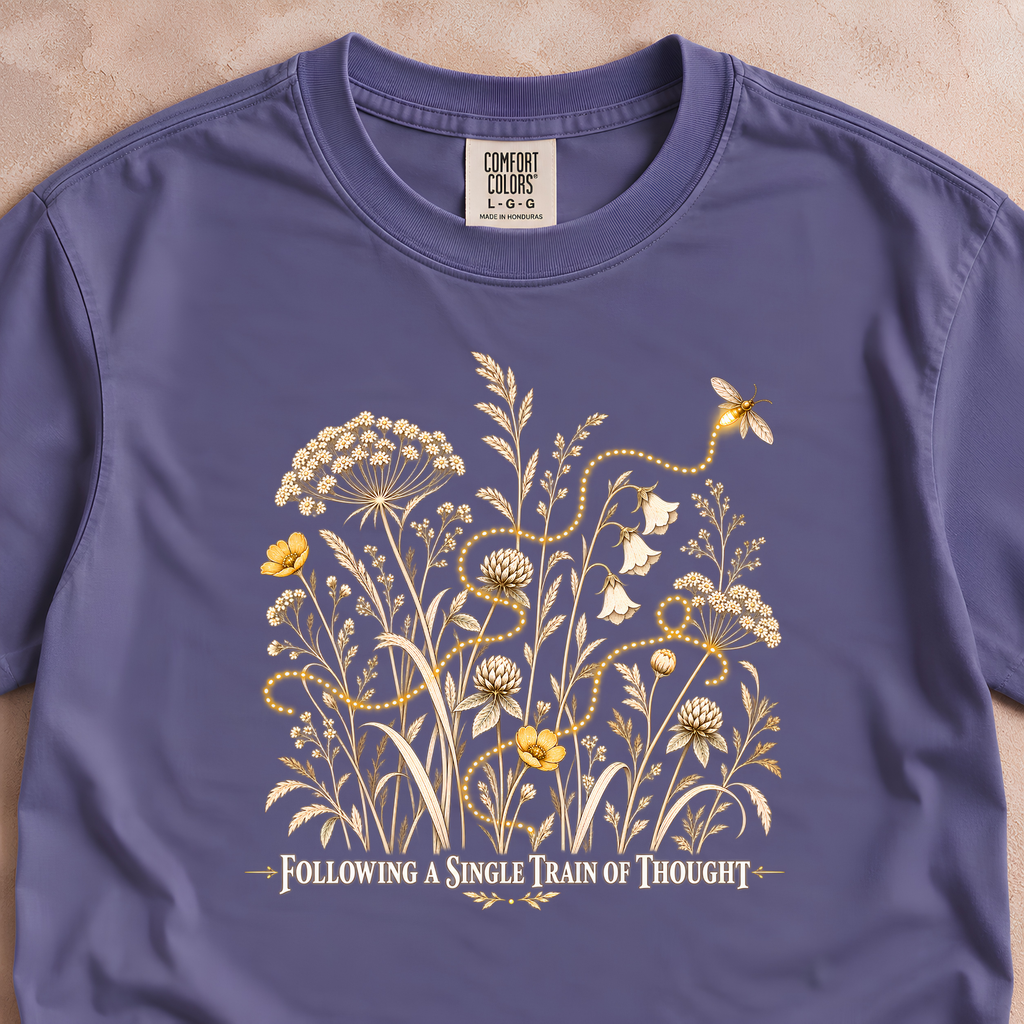 Following a Single Train of Thought Shirt
