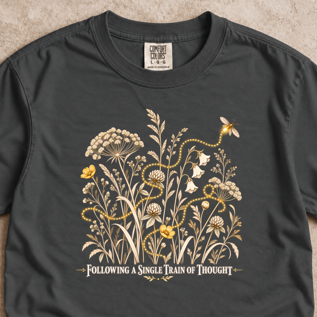 Following a Single Train of Thought Shirt
