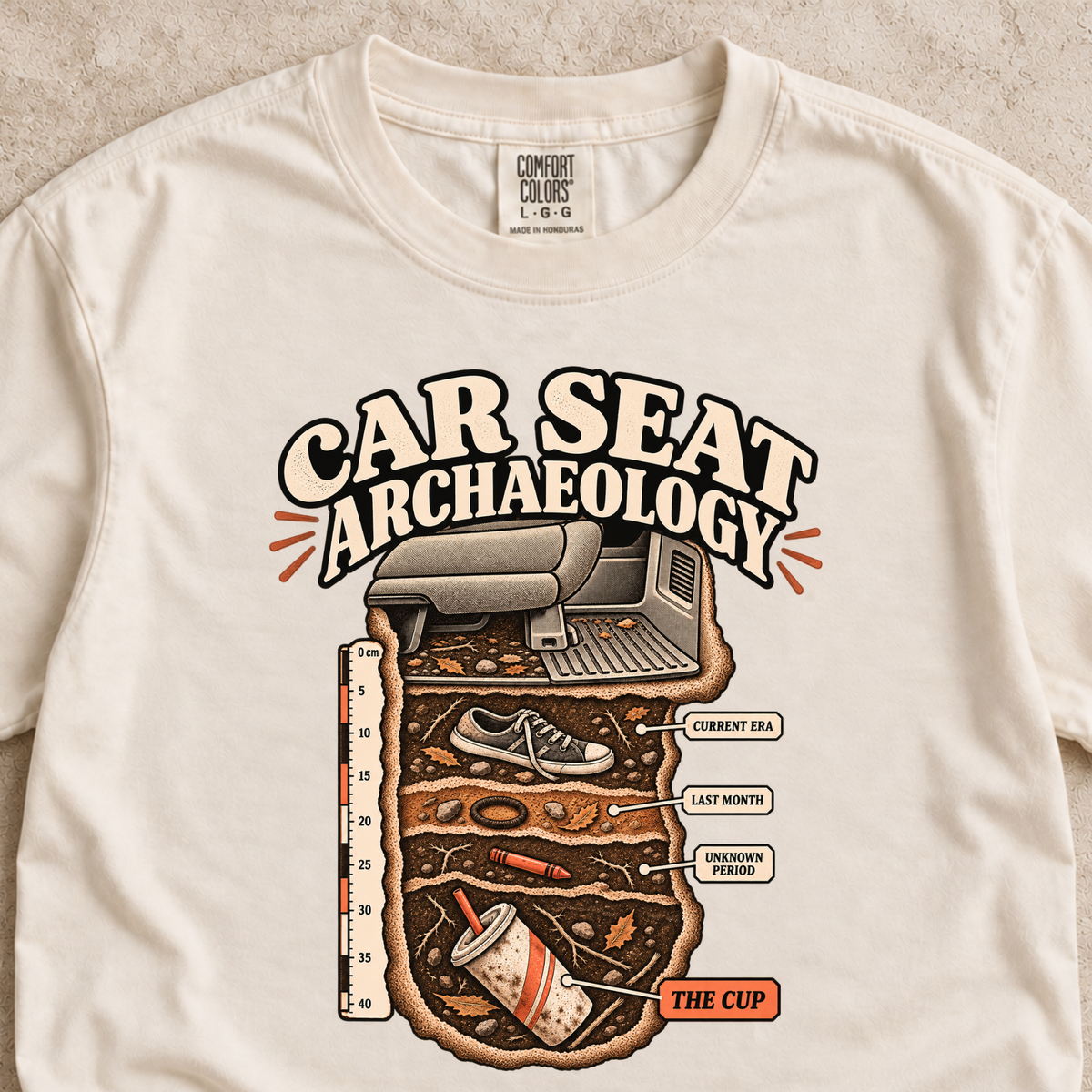 Car Seat Archaeology Shirt