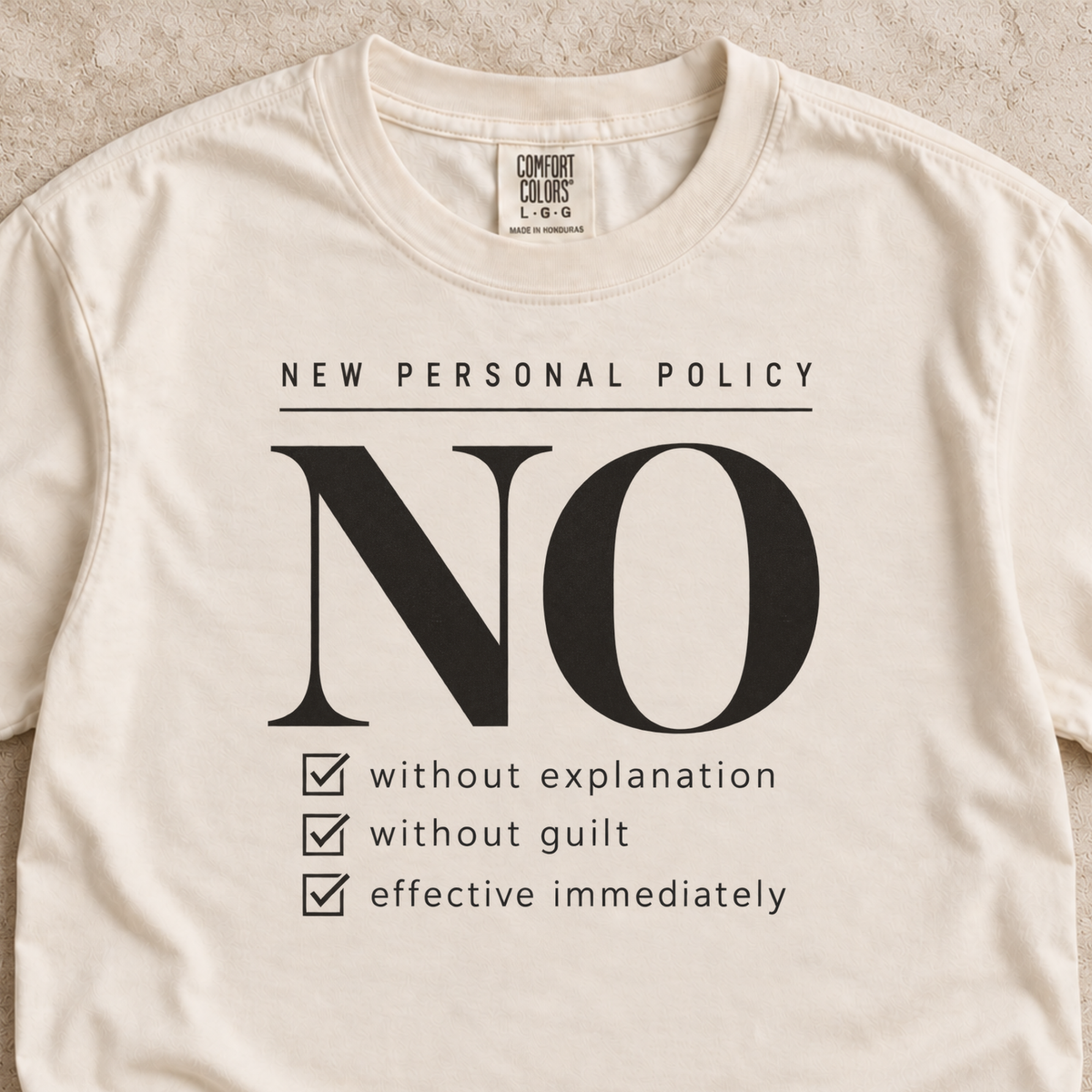 New Personal Policy: No Shirt