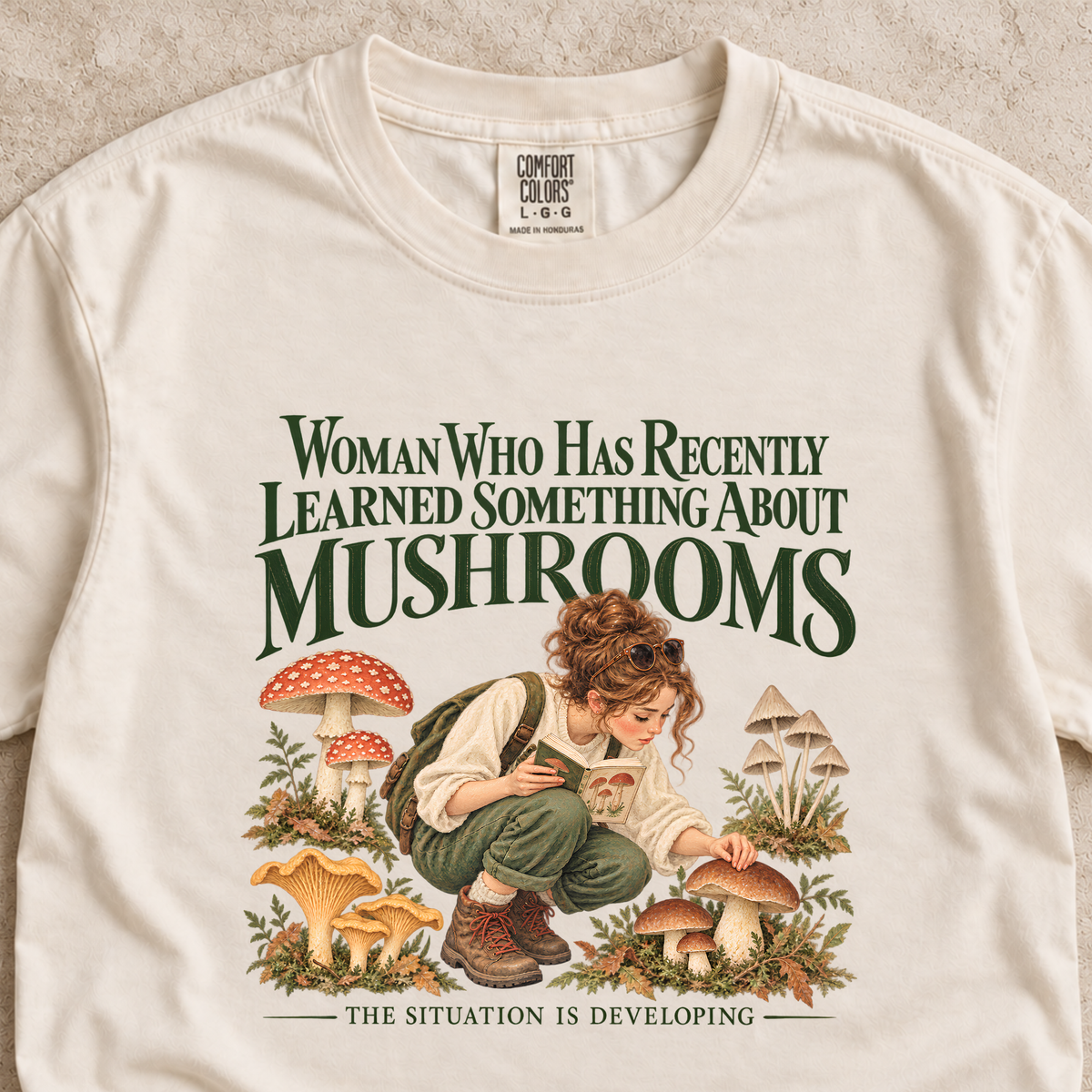 Woman Who Learned About Mushrooms Shirt
