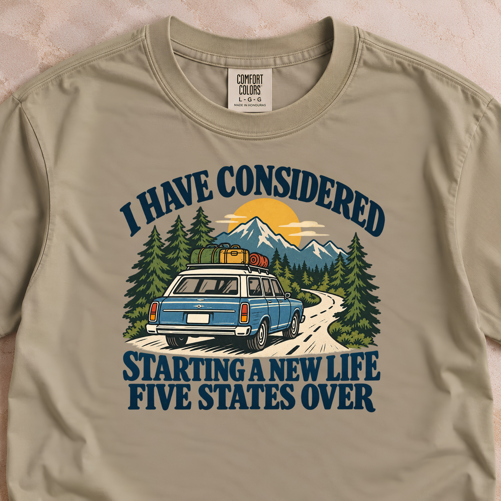 Starting a New Life Five States Over Shirt