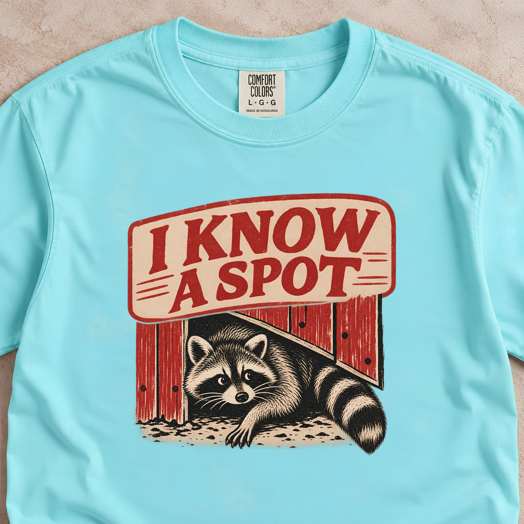 I Know a Spot Raccoon Shirt