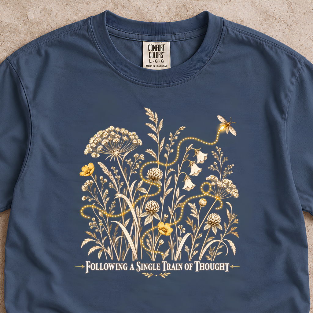 Following a Single Train of Thought Shirt