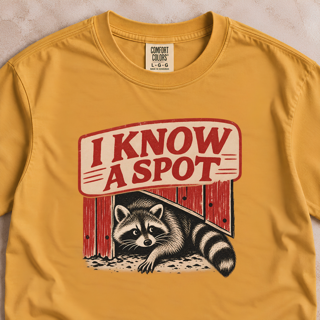 I Know a Spot Raccoon Shirt