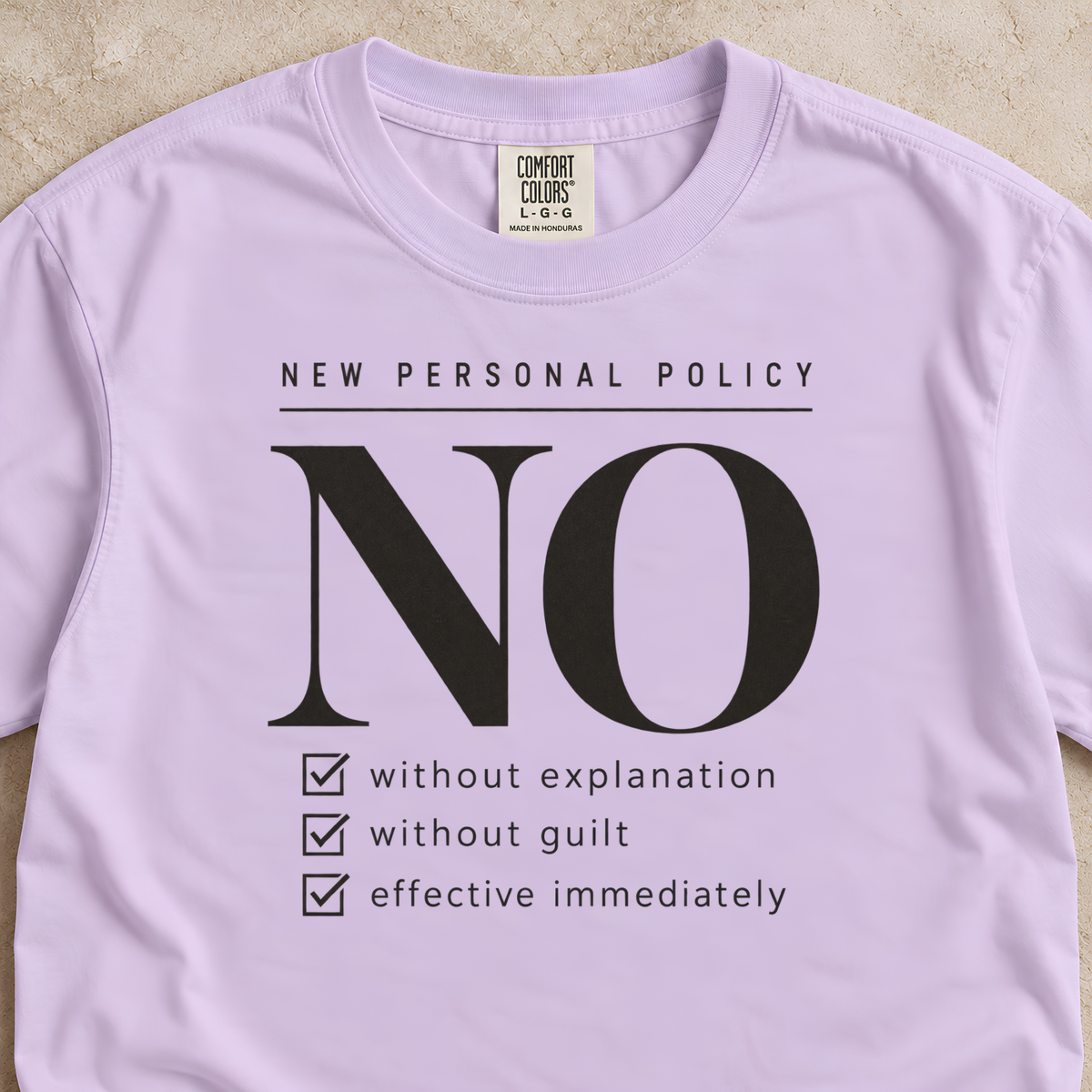 New Personal Policy: No Shirt