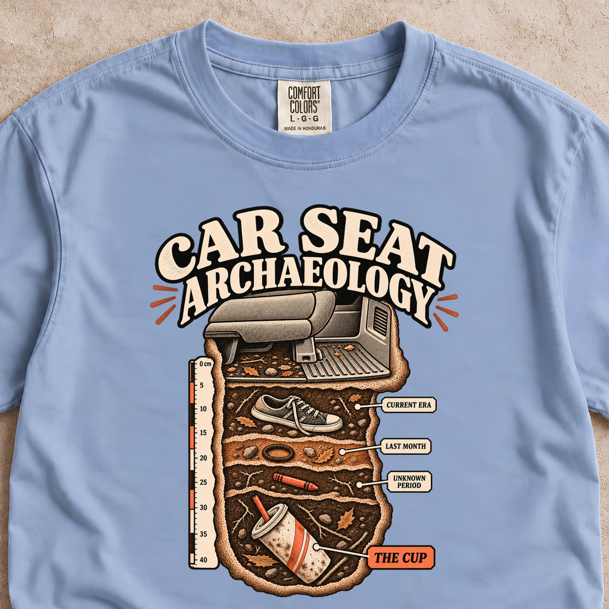 Car Seat Archaeology Shirt
