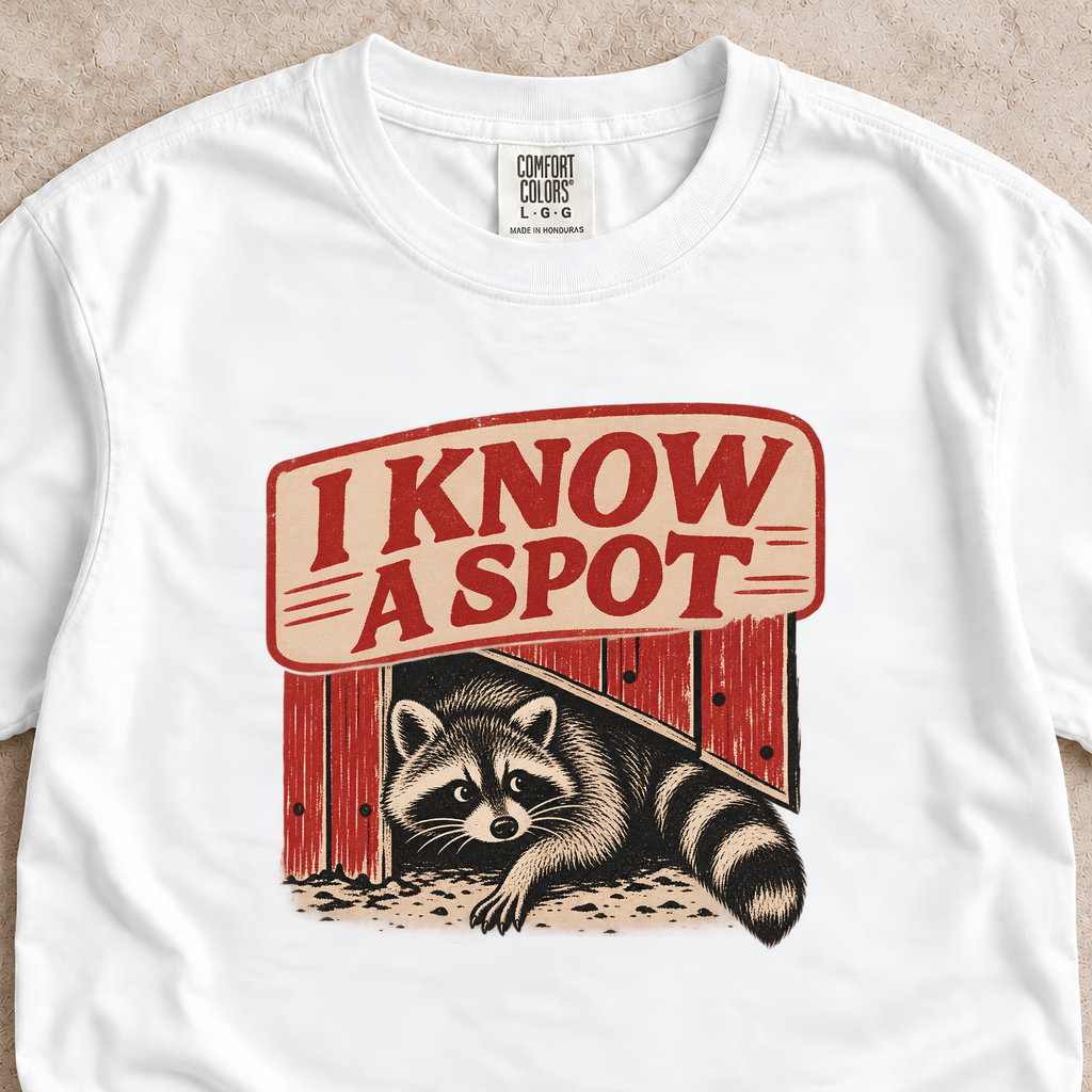 I Know a Spot Raccoon Shirt